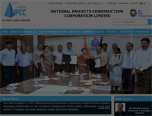 Tablet Screenshot of npccindia.com